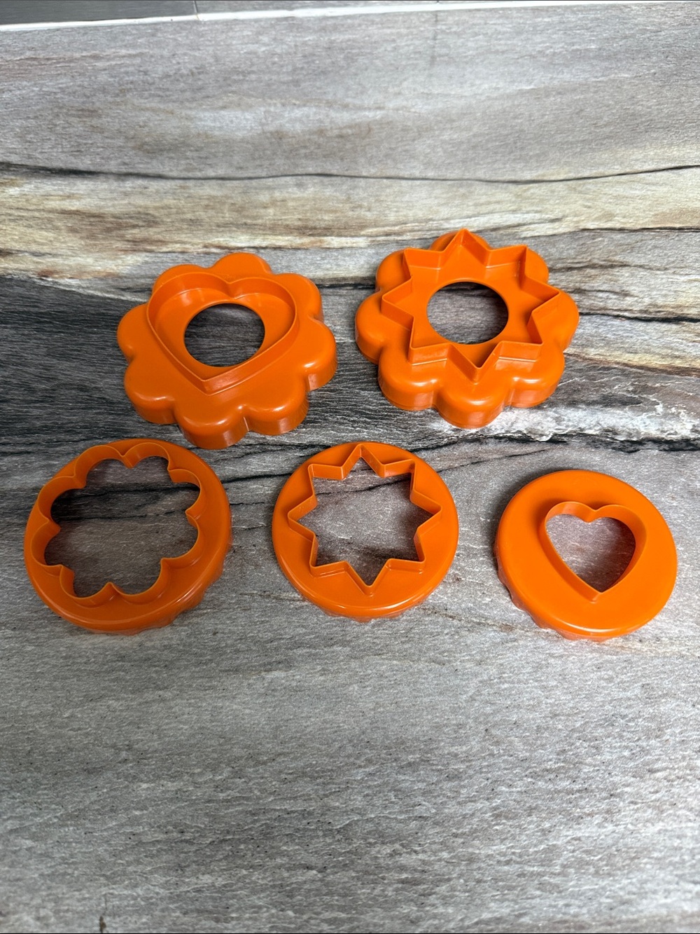 Vintage Tupperware Double Sided Cookie Cutters